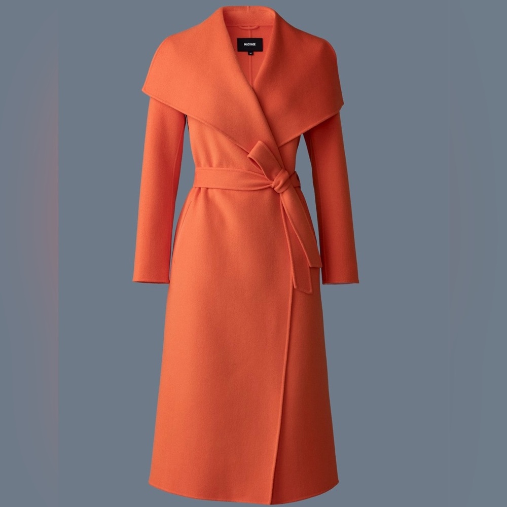 MACKAGE MAI-CN  FLAME L - BRAND NEW LADIES WOOL COAT